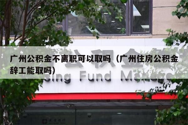 深圳公积金不离职可以取吗（深圳住房公积金辞工能取吗）